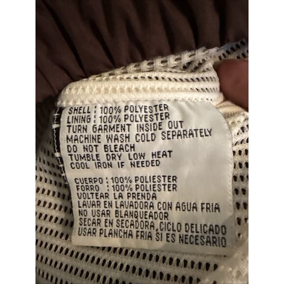 VTG Cleveland Browns Puma NFL Brown Spell Out Full Zip Windbreaker Track Jacket - Picture 8 of 9